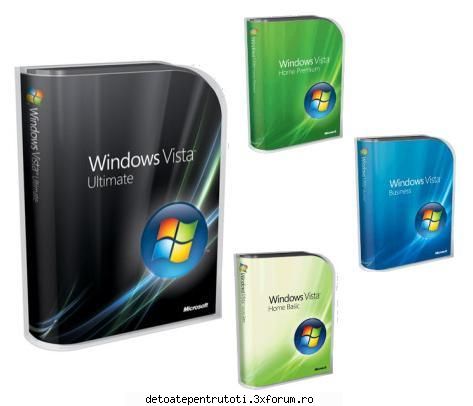 windows vista x86 bits edition downloadul include versiunile mai jos pentru instalare: windows vista
