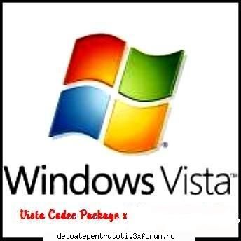 vista codec package x64 components v1.11 codecuri pentru windows vista codec package x64 components Obsedat Textual