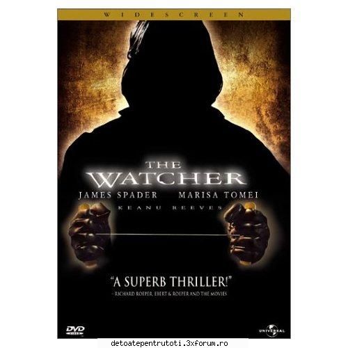 the watcher dvd rip 2000 coperta Obsedat Textual