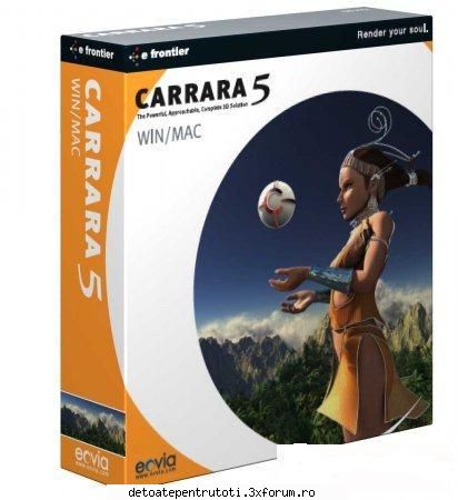 Carrara Pro pentru Mac OS si pentru Windows - zoso - Software non Windows - LINUX si MAC OS plus alte sisteme de operare